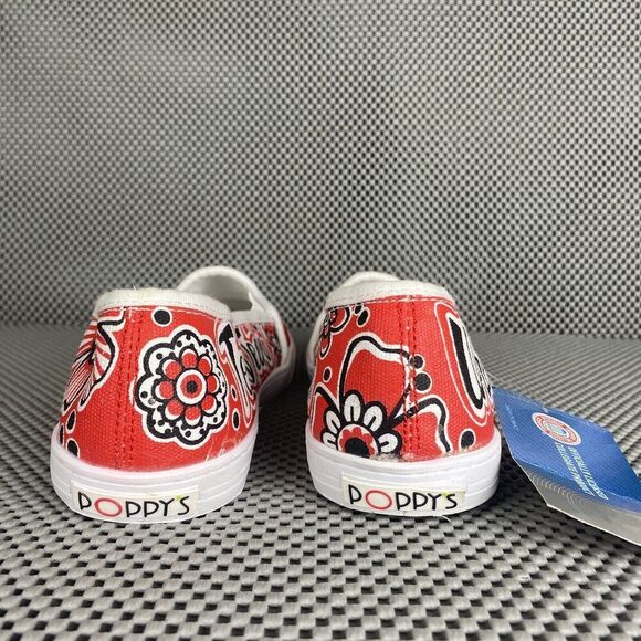 Texas Tech Red Raiders Slip On Shoes Womens Size 8 Red Graphic Print Casual - Picture 7 of 11